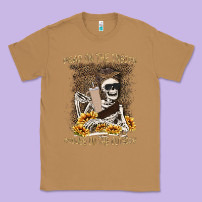 Dead Inside Boujee Outside Classic Tee Designed By Maliassmallbusiness
