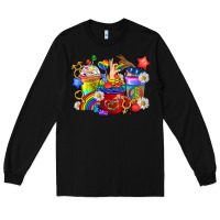 Black LGBTQ+ Pride Coffee Cups Long Sleeve Tee - BundleAndBundleShop