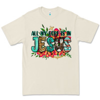 Bone all my hope is in jesus Premium Tee - Jasminsmagicworld