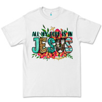 White all my hope is in jesus Premium Tee - Jasminsmagicworld