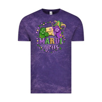 Cloud Purple mardi gras game Vintage Tee - MaliasSmallBusiness