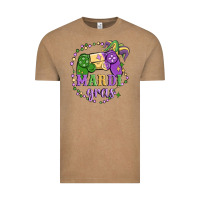 Vintage Coffee mardi gras game Vintage Tee - MaliasSmallBusiness