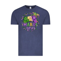 Vintage Denim mardi gras game Vintage Tee - MaliasSmallBusiness