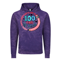 Cloud Purple happy 100 days of school Vintage Hoodie - MaliasSmallBusiness