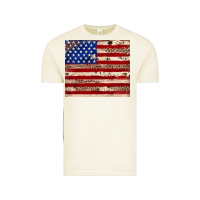 Vintage Arctic American flag leopard cowhide Vintage Tee - JahusDesignShop