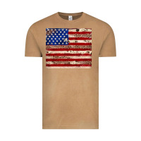 Vintage Camel American flag leopard cowhide Vintage Tee - JahusDesignShop