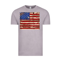 Vintage Zinc American flag leopard cowhide Vintage Tee - JahusDesignShop