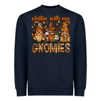 Navy chilling with my gnomies bbs Heavyweight Sweatshirt - BundleAndBundleShop