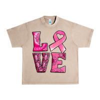 French Oak Breast Cancer love Urban Heavy Tee - NancyCooperArtShop