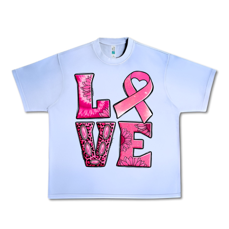 Breast Cancer Love Urban Heavy Tee by NancyCooperArtShop | Teevron