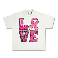 Pistachio Breast Cancer love Urban Heavy Tee - NancyCooperArtShop