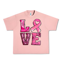 Salmon Breast Cancer love Urban Heavy Tee - NancyCooperArtShop