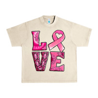 Sandshell Breast Cancer love Urban Heavy Tee - NancyCooperArtShop