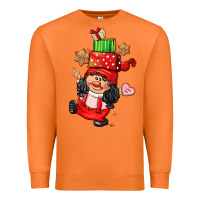 Carrot cute christmas girl gnome Premium Sweatshirt - CowGirlArtShop