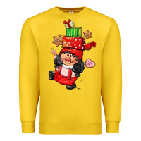 Lemon cute christmas girl gnome Premium Sweatshirt - CowGirlArtShop