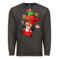 Smoke cute christmas girl gnome Premium Sweatshirt - CowGirlArtShop