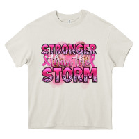 Cream stronger than the storm Heavy Core Tee - Artiststas