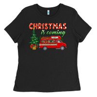 Black christmas is coming Ladies Tee - BundleAndBundleShop
