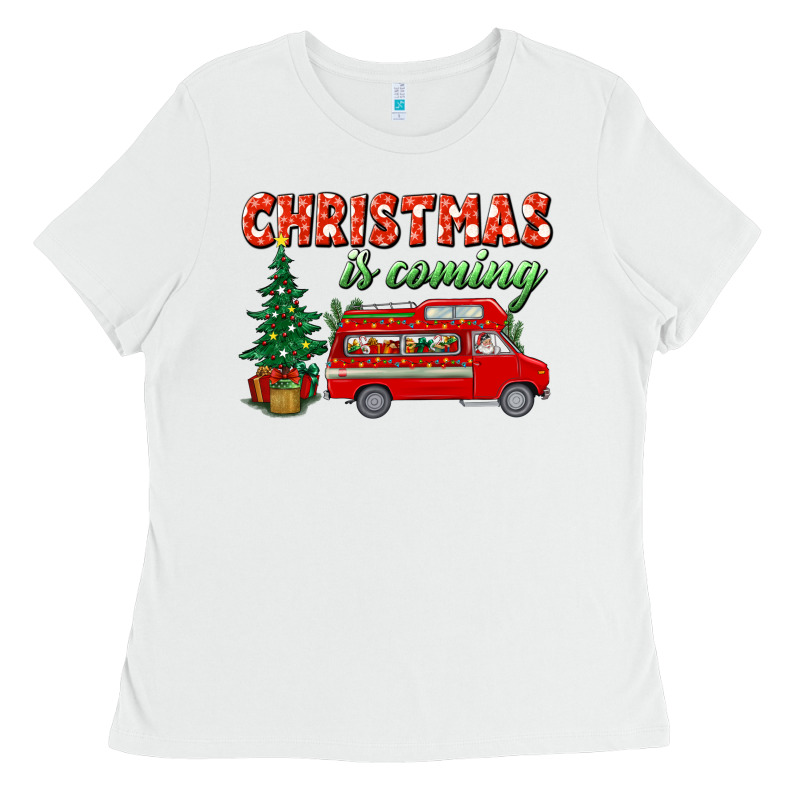 Christmas Is Coming Ladies Tee by BundleAndBundleShop | Teevron