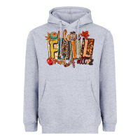 Heather Grey i love fall most of all Heavyweight Hoodie - CowGirlArtShop