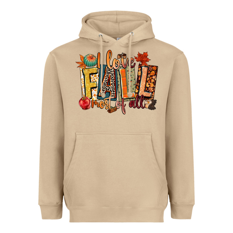 I Love Fall Most Of All Heavyweight Hoodie by CowGirlArtShop | Teevron