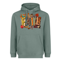 Sage i love fall most of all Heavyweight Hoodie - CowGirlArtShop