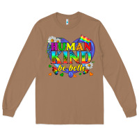 Toasted Coconut LGBTQ Pride Human Kind Be Both Long Sleeve Tee - BundleAndBundleShop