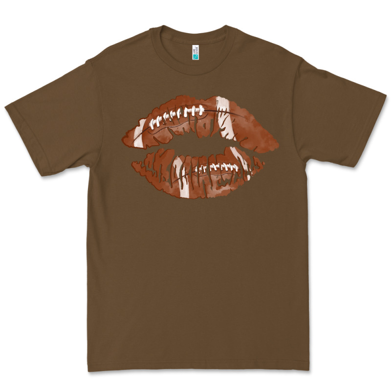 Football Lips Premium Tee by AdoDesignShop | Teevron