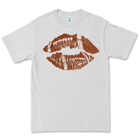 Dove Grey football lips Premium Tee - AdoDesignShop