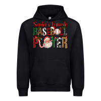 Black santa's favorite baseball player for christmas Urban Hoodie - FaDigitalArtStudio