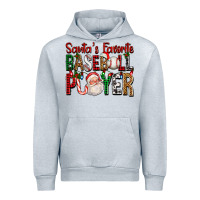 Heather Grey santa's favorite baseball player for christmas Urban Hoodie - FaDigitalArtStudio