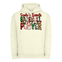 Pigment Pistachio santa's favorite baseball player for christmas Urban Hoodie - FaDigitalArtStudio