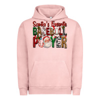 Pigment Salmon santa's favorite baseball player for christmas Urban Hoodie - FaDigitalArtStudio