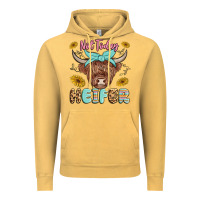 Vintage Mustard heifer Vintage Hoodie - MaliasSmallBusiness