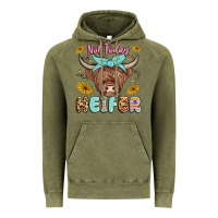 Vintage Olive heifer Vintage Hoodie - MaliasSmallBusiness