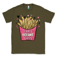 Army Green fries before guys Classic Tee - MaliasSmallBusiness