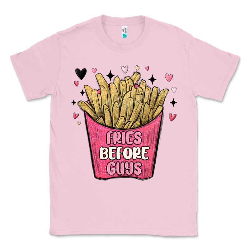 Fries Before Guys Classic Tee by MaliasSmallBusiness | Teevron