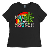 Black not a hugger Ladies Tee - AdoDesignShop