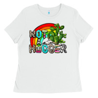 White not a hugger Ladies Tee - AdoDesignShop