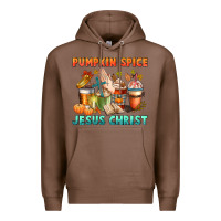 Chestnut pumpkin spice and jesus christ Premium Hoodie - CowGirlArtShop