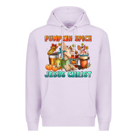 Lilac pumpkin spice and jesus christ Premium Hoodie - CowGirlArtShop