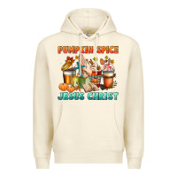 Sandshell pumpkin spice and jesus christ Premium Hoodie - CowGirlArtShop