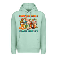 Seafoam pumpkin spice and jesus christ Premium Hoodie - CowGirlArtShop