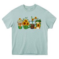 Arona sunflowers coffee cups Heavy Core Tee - AdoDesignShop