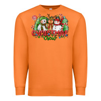 Carrot christmas crew polar bear reindeer and snowman Premium Sweatshirt - CowGirlArtShop