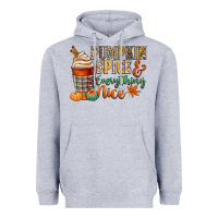 Heather Grey pumpkin spice and everything nice Heavyweight Hoodie - CowGirlArtShop