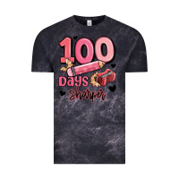 Cloud Black 100 days sharper school Vintage Tee - MaliasSmallBusiness