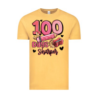 Vintage Mustard 100 days sharper school Vintage Tee - MaliasSmallBusiness