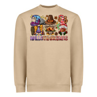 Mushroom hallothanksmas gnomies bbs Heavyweight Sweatshirt - BundleAndBundleShop