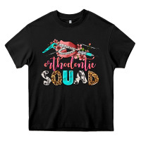Black orthodontic squad Heavy Core Tee - AdoDesignShop